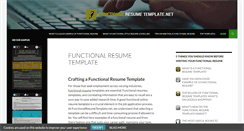 Desktop Screenshot of functionalresumetemplate.net